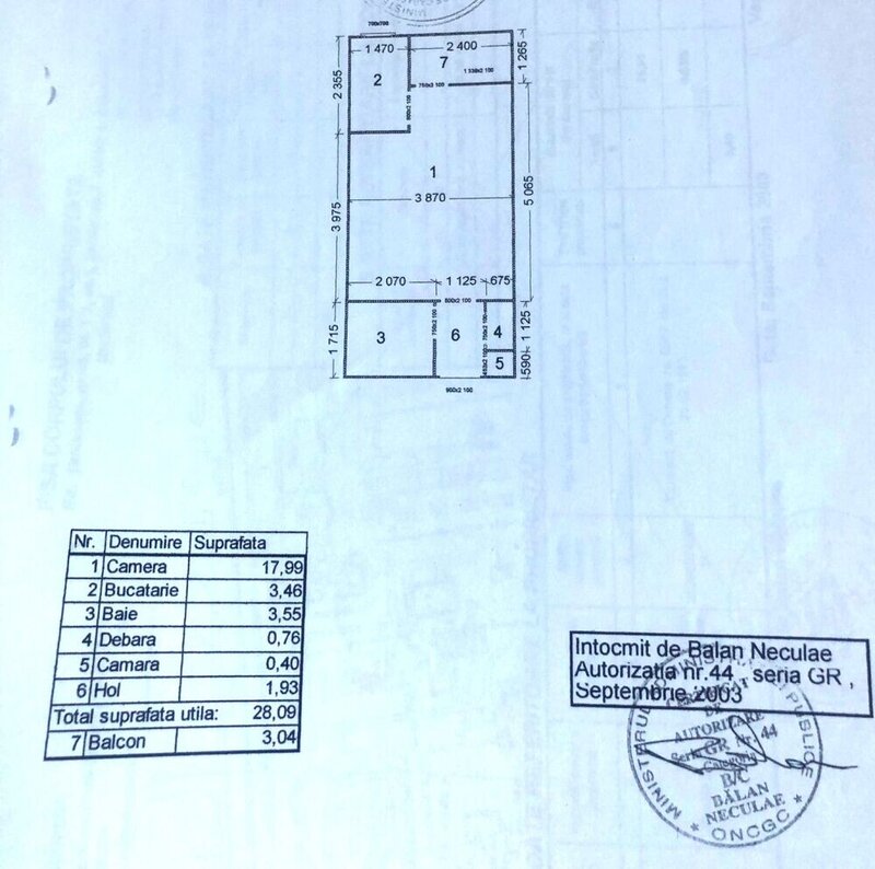 Garsoniera moderna de vanzare, pentru locuit sau birou